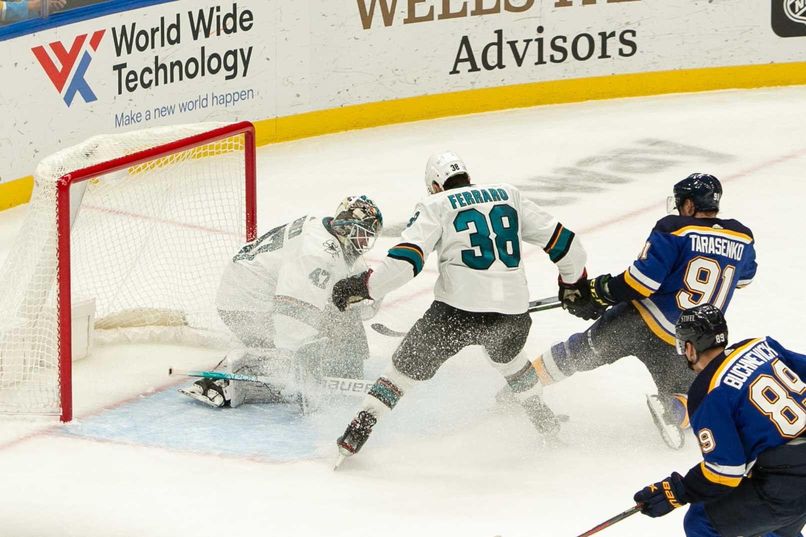 Blues face off against Sharks